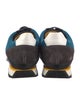Fendi Zucca FF Logo Suede Athletic Sneakers