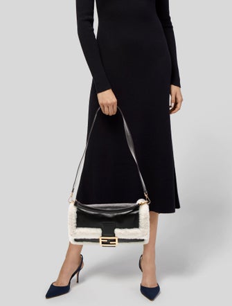 Fendi Leather Baguette