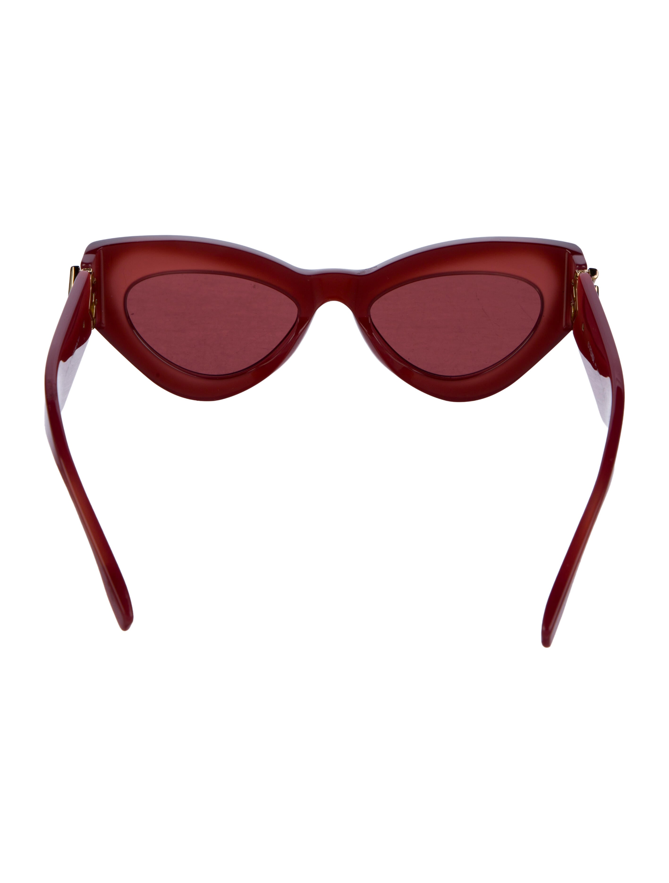Fendi Zucca FF Logo Cat-Eye Sunglasses
