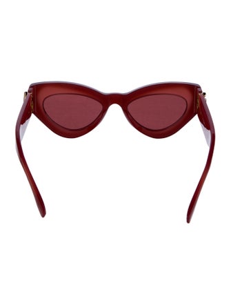 Fendi Zucca FF Logo Cat-Eye Sunglasses