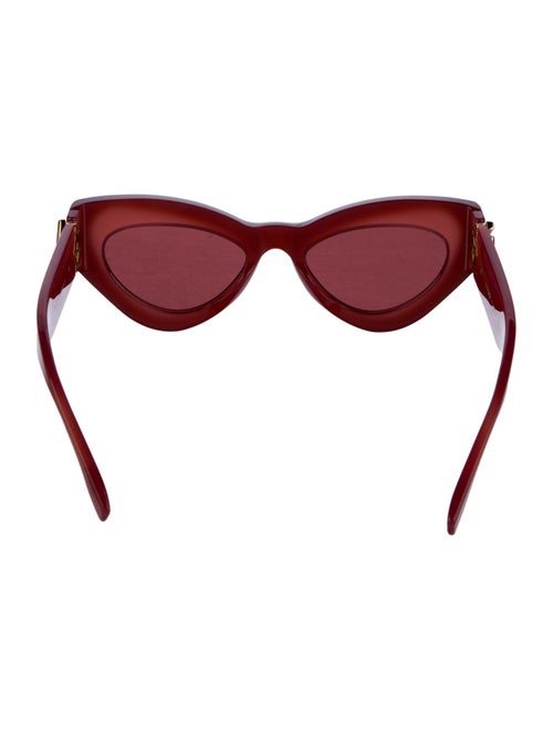 Fendi Zucca FF Logo Cat-Eye Sunglasses