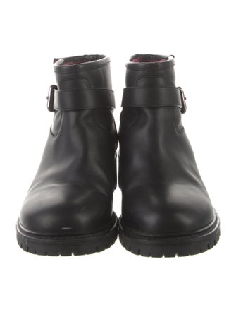 Fendi Leather Moto Boots