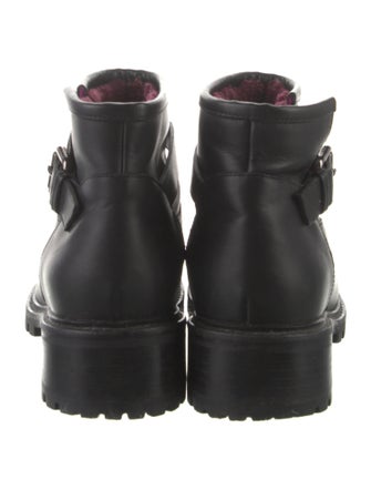Fendi Leather Moto Boots