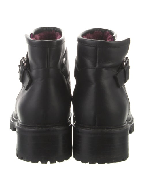 Fendi Leather Moto Boots