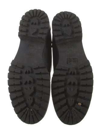 Fendi Leather Moto Boots