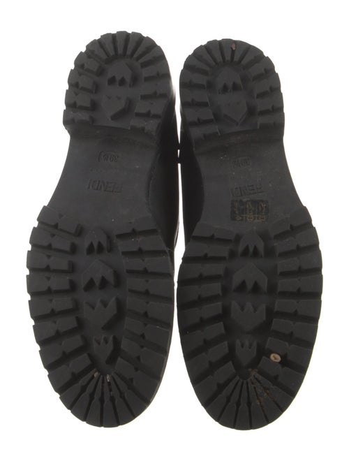 Fendi Leather Moto Boots