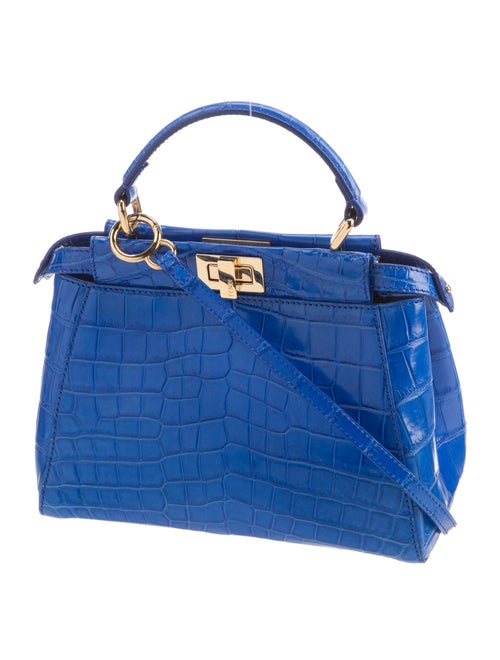 Fendi Crocodile Peekaboo Mini