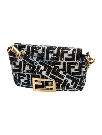 Fendi Nylon FF Cloudy Baguette Mini
