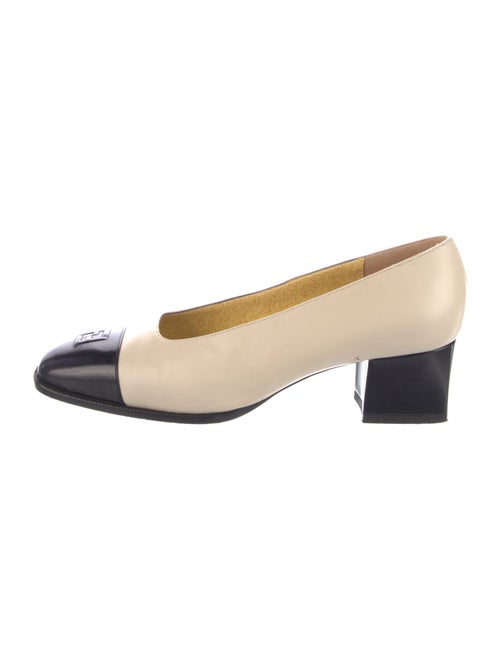 Fendi Zucca FF Logo Leather Pumps