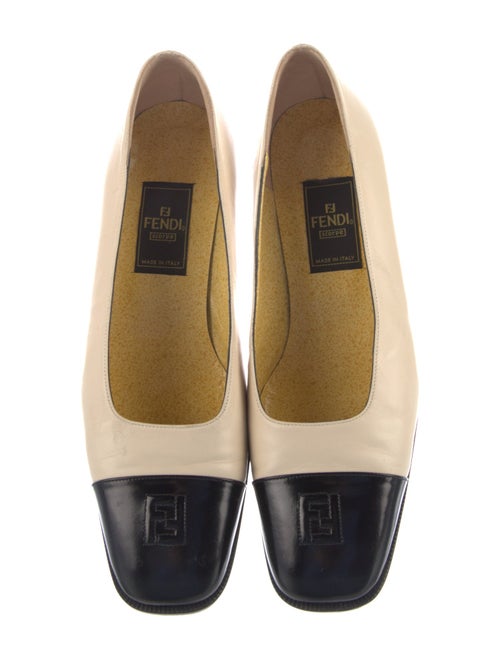 Fendi Zucca FF Logo Leather Pumps