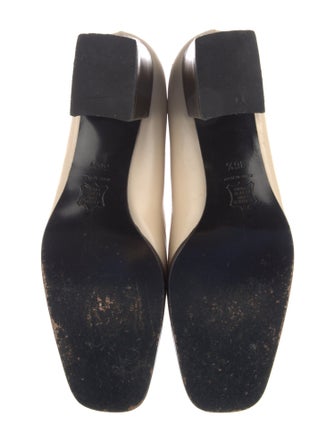 Fendi Zucca FF Logo Leather Pumps