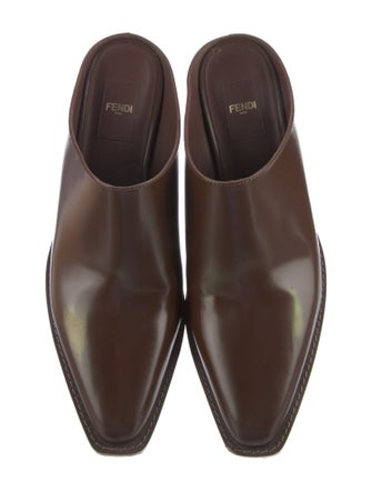 Fendi Leather Mules