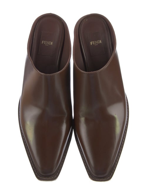 Fendi Leather Mules