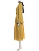 Fendi Silk Midi Length Dress