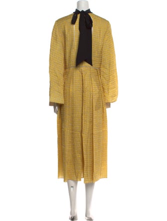 Fendi Silk Midi Length Dress