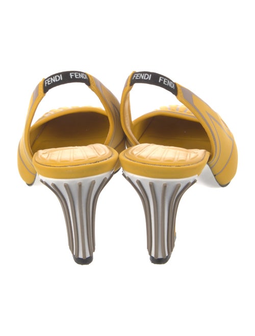 Fendi Neoprene Slingback Pumps