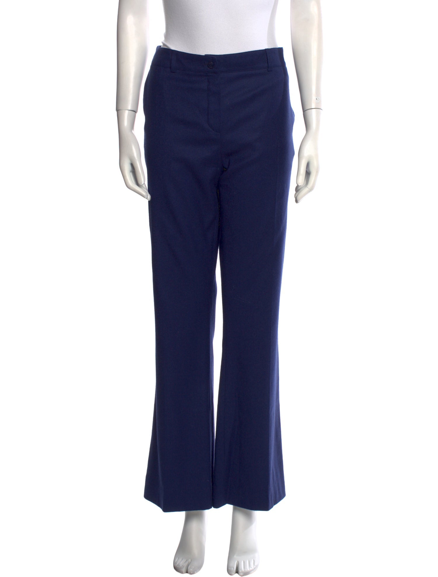 Fendi Virgin Wool Wide Leg Pants