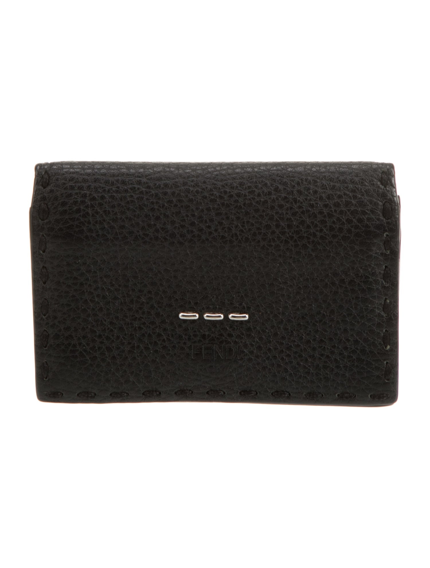Fendi Leather Card Holder