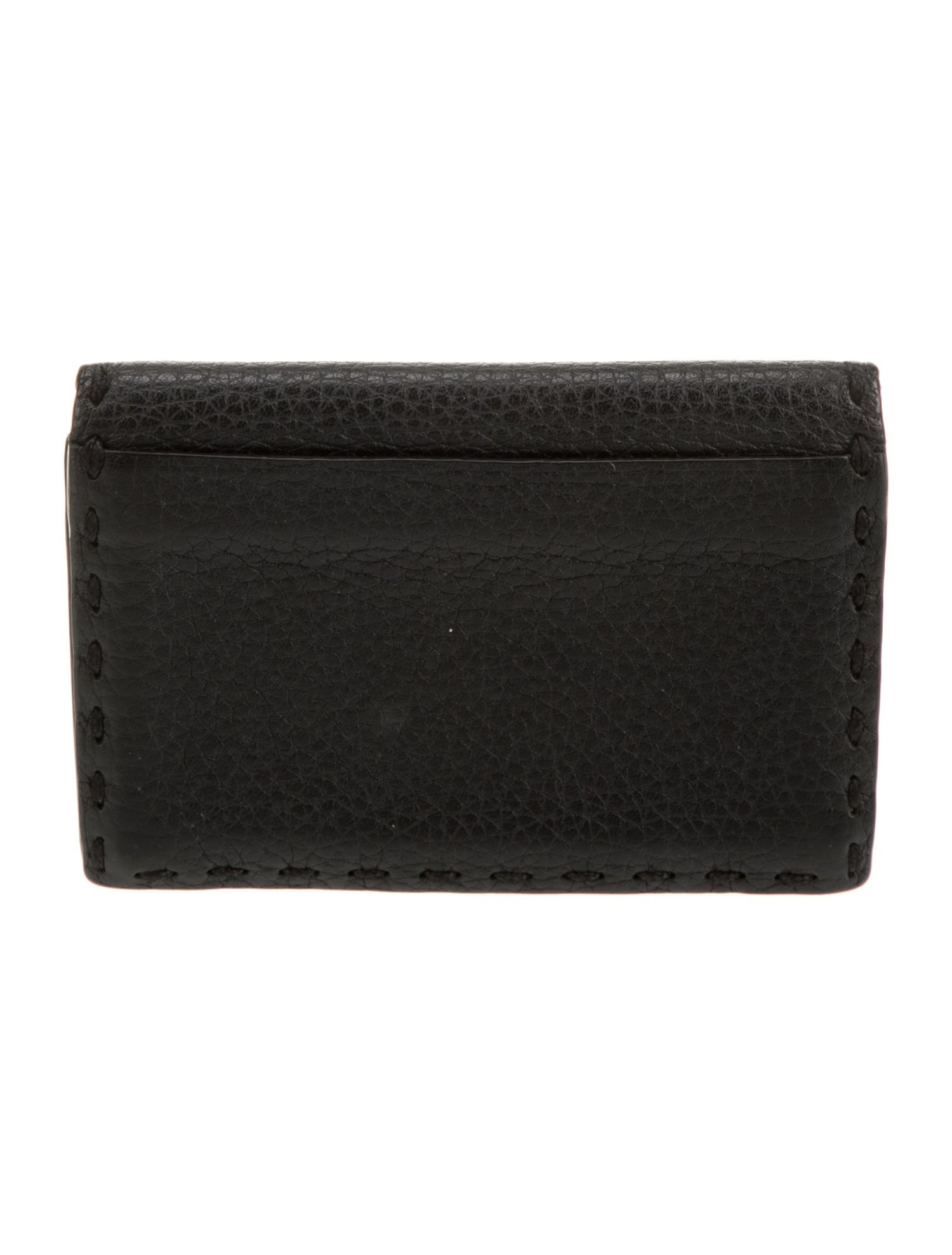 Fendi Leather Card Holder