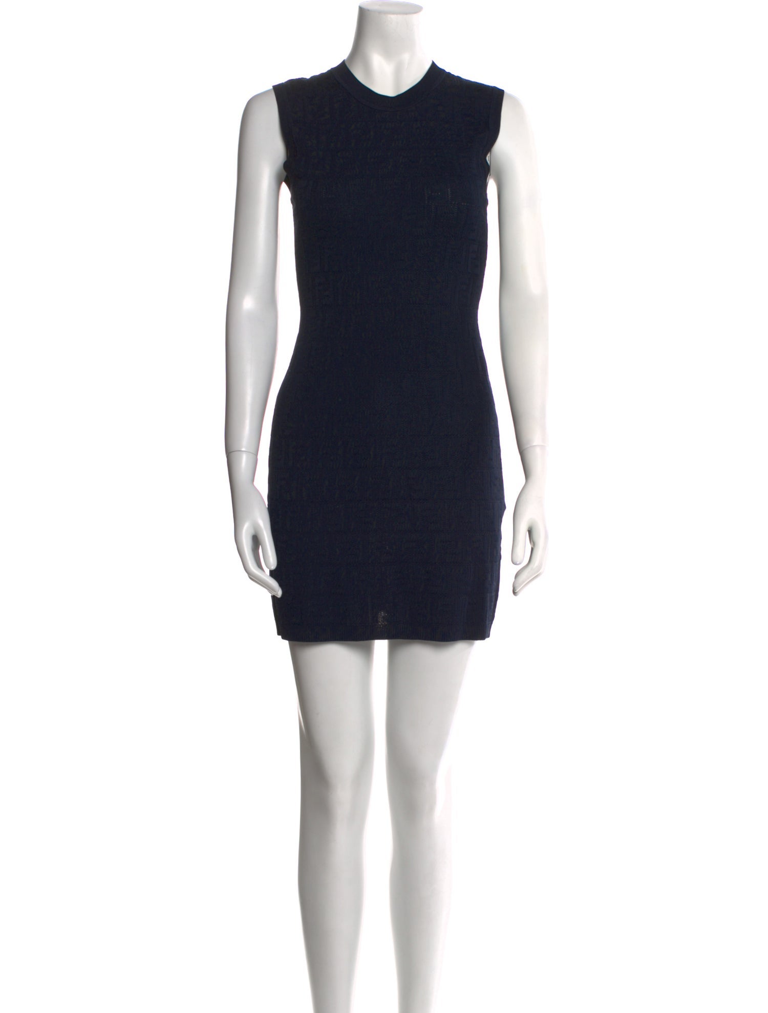 Fendi Crew Neck Mini Dress w/ Tags