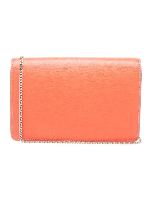 Fendi Leather Monster Wallet on a Chain