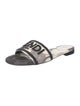 Fendi Canvas Graphic Print Slides