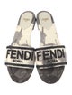Fendi Canvas Graphic Print Slides
