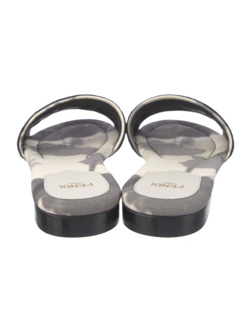 Fendi Canvas Graphic Print Slides