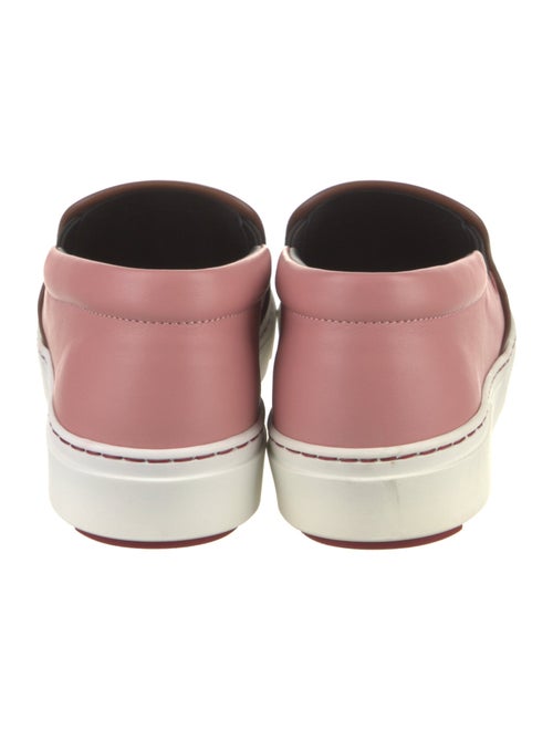 Fendi Monsters Motif Leather Sneakers