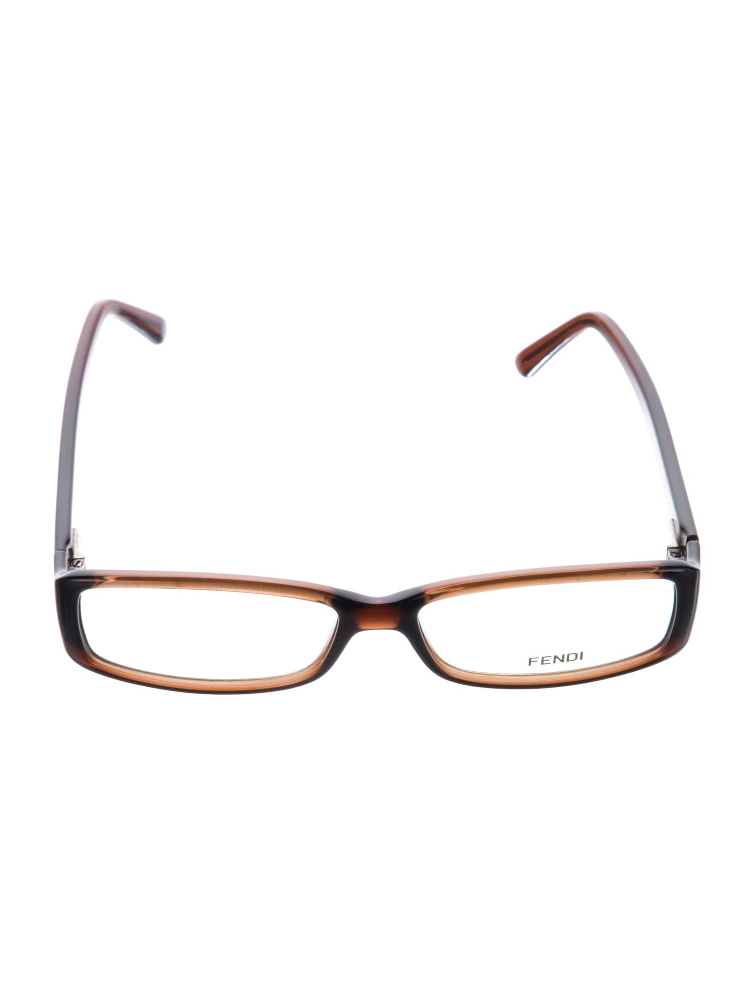 Fendi Zucca FF Logo Square Eyeglasses