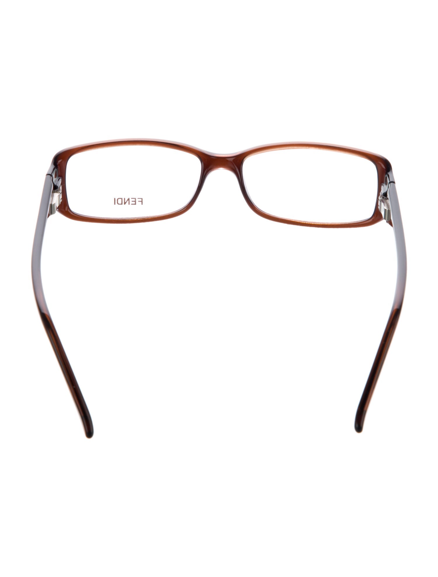 Fendi Zucca FF Logo Square Eyeglasses