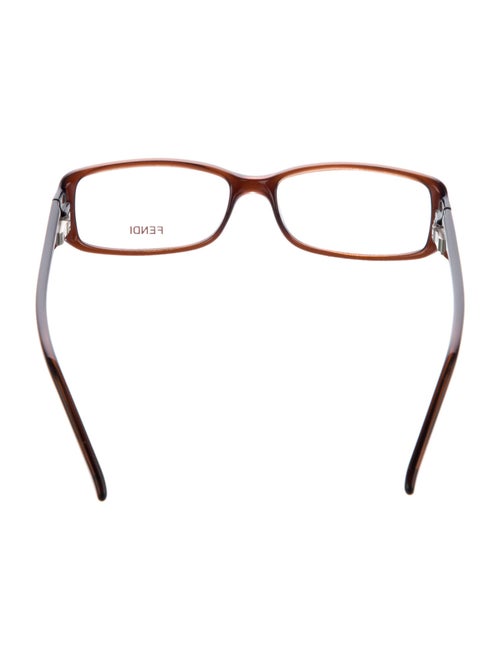 Fendi Zucca FF Logo Square Eyeglasses