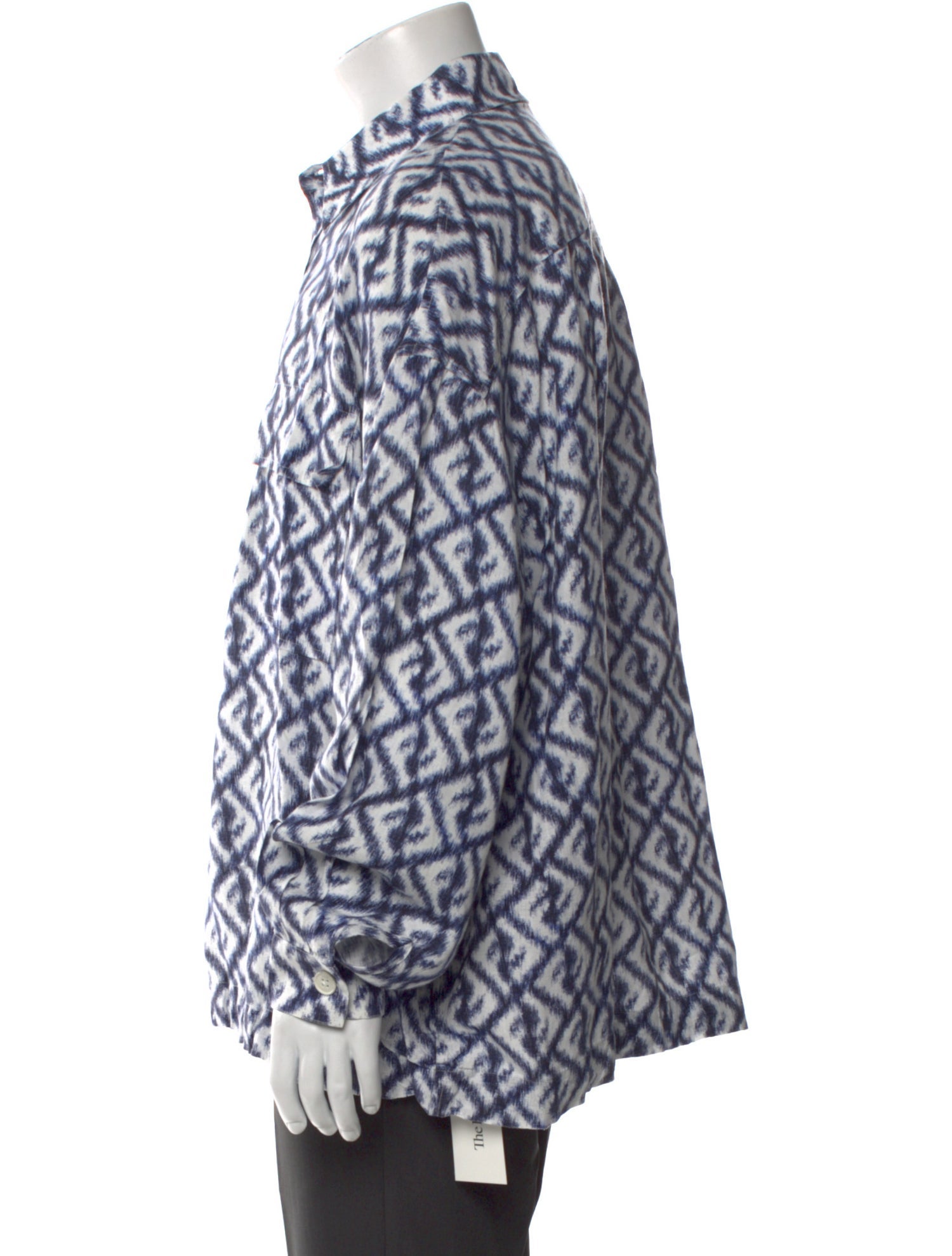 Fendi Zucca FF Logo Linen Shirt