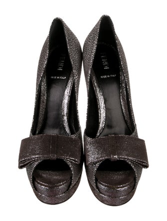 Fendi Bow Accents Pumps