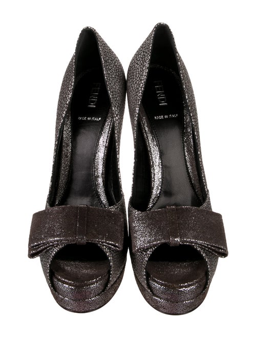 Fendi Bow Accents Pumps