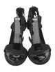 Fendi Patent Leather T-Strap Sandals