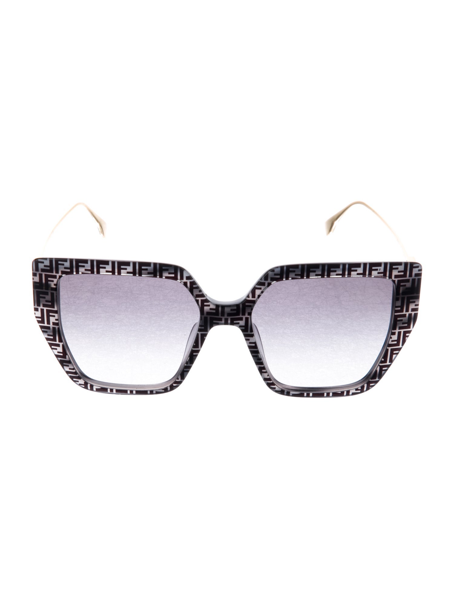 Fendi Oversize Gradient Sunglasses