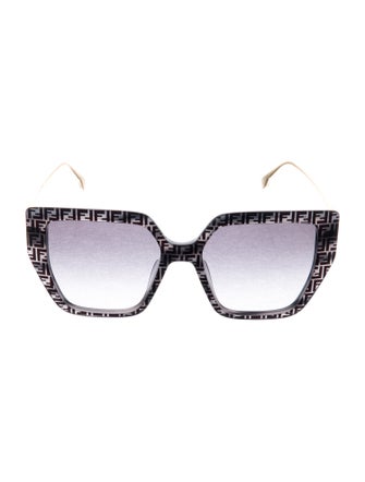 Fendi Oversize Gradient Sunglasses
