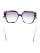 Fendi Oversize Gradient Sunglasses