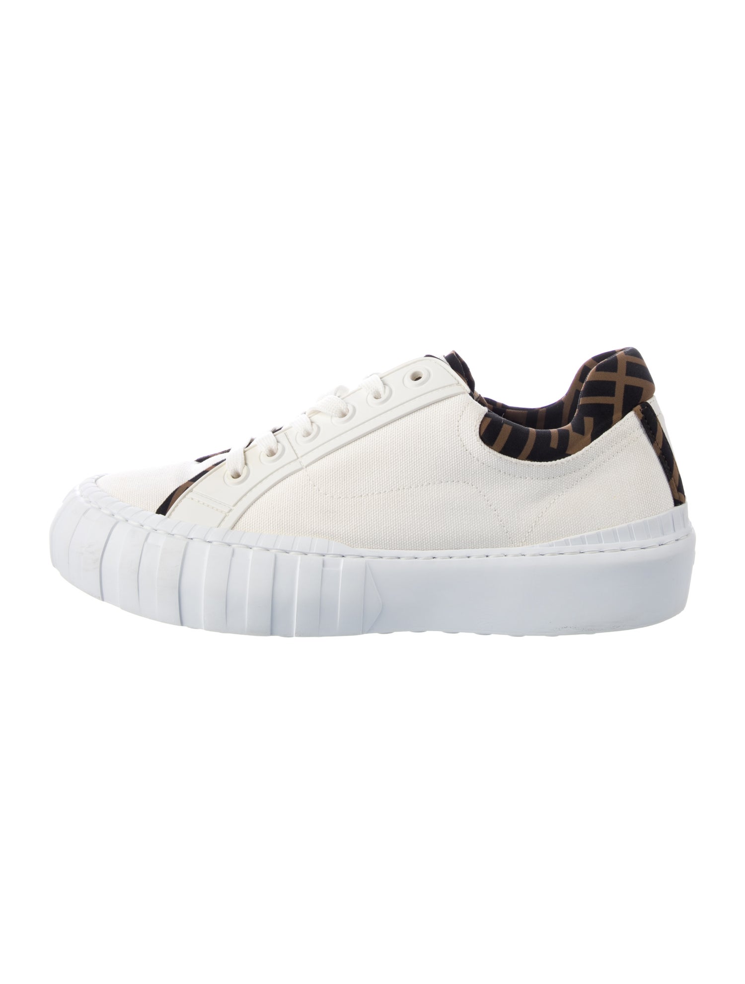 Fendi Zucca FF Logo Canvas Sneakers