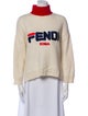 Fendi Graphic Print Turtleneck Sweater
