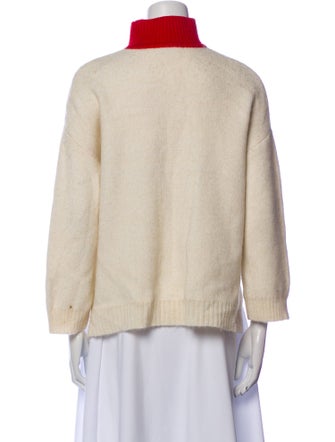 Fendi Graphic Print Turtleneck Sweater