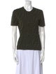 Fendi Crew Neck Short Sleeve Top