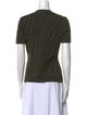Fendi Crew Neck Short Sleeve Top