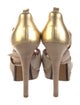 Fendi Zucca FF Logo Leather D'Orsay Pumps