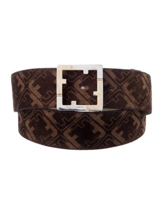 Salvatore Ferragamo Suede Belt