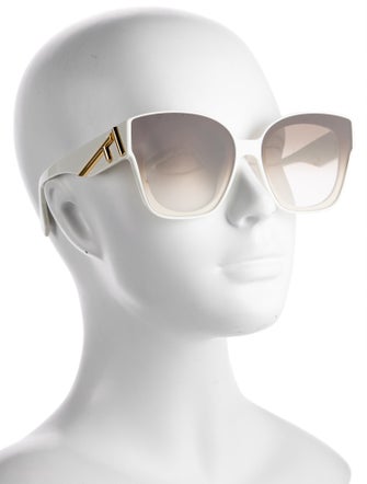 Fendi Spike Accents Oversize Sunglasses