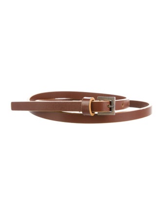 Fendi Skinny Leather Belt