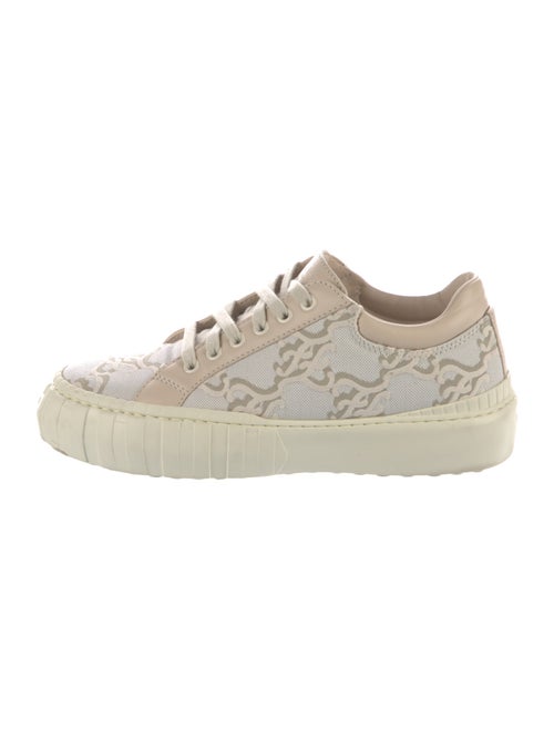 Fendi Canvas Printed Sneakers