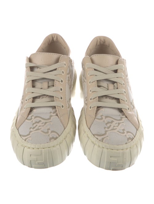 Fendi Canvas Printed Sneakers